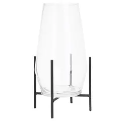 JUST HOME COLLECTION - Portavela vidrio 24 cm bw