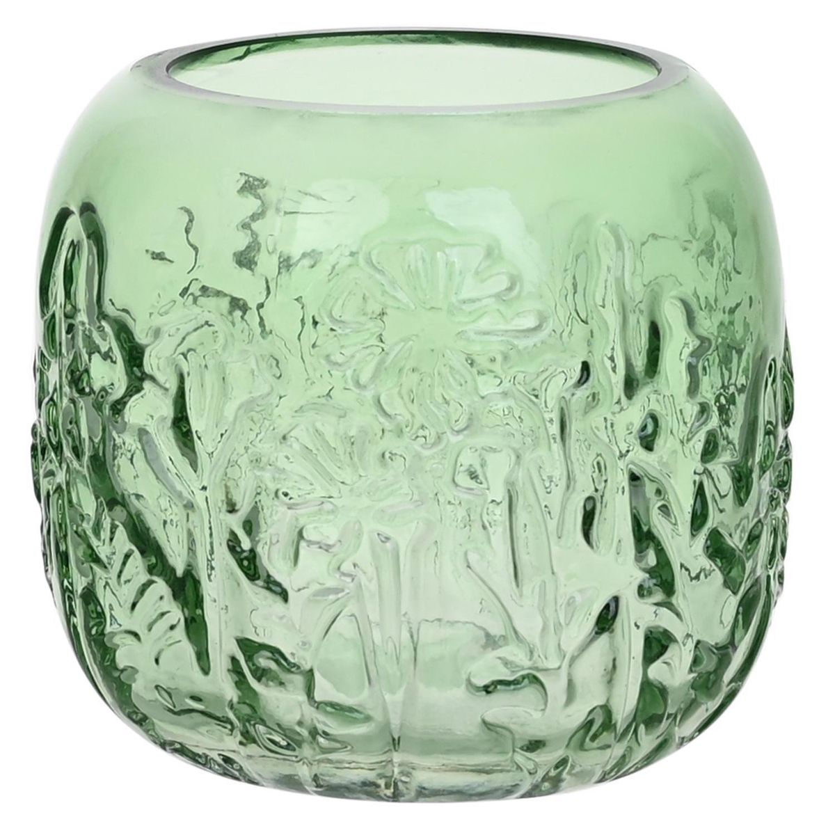JUST HOME COLLECTION - Portavela verde 9 cm