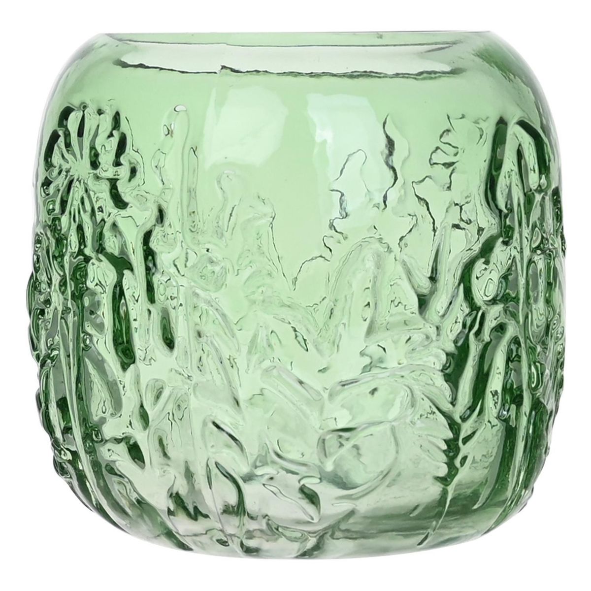 JUST HOME COLLECTION - Portavela verde 9 cm