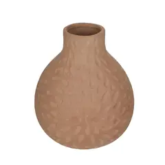 JUST HOME COLLECTION - Florero cerámica green 16 cm cafe