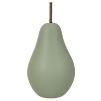 Figura cerámica pera Verde 12x7 cm