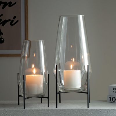 Imagen 2 del producto Portavela vidrio 33 cm bw