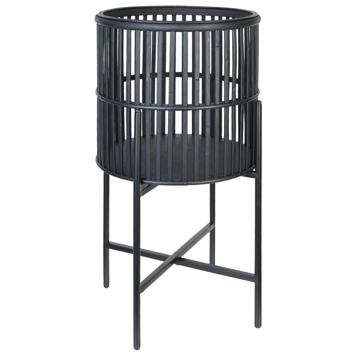 JUST HOME COLLECTION - Portamacero bambu 50 cm bw