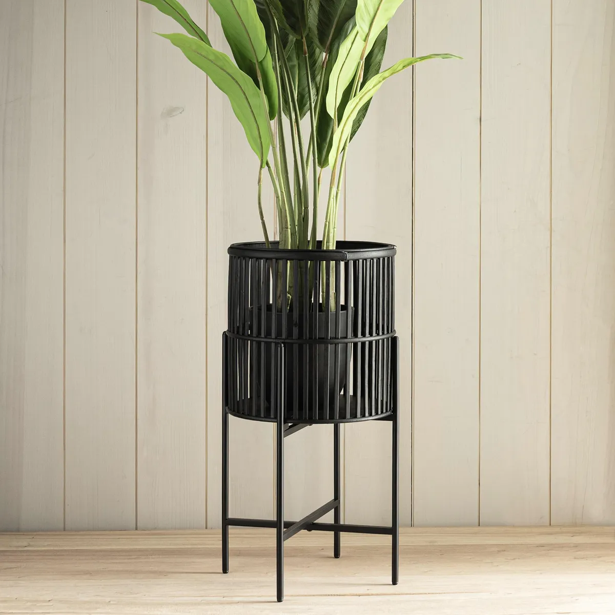JUST HOME COLLECTION - Portamacero bambu 50 cm bw