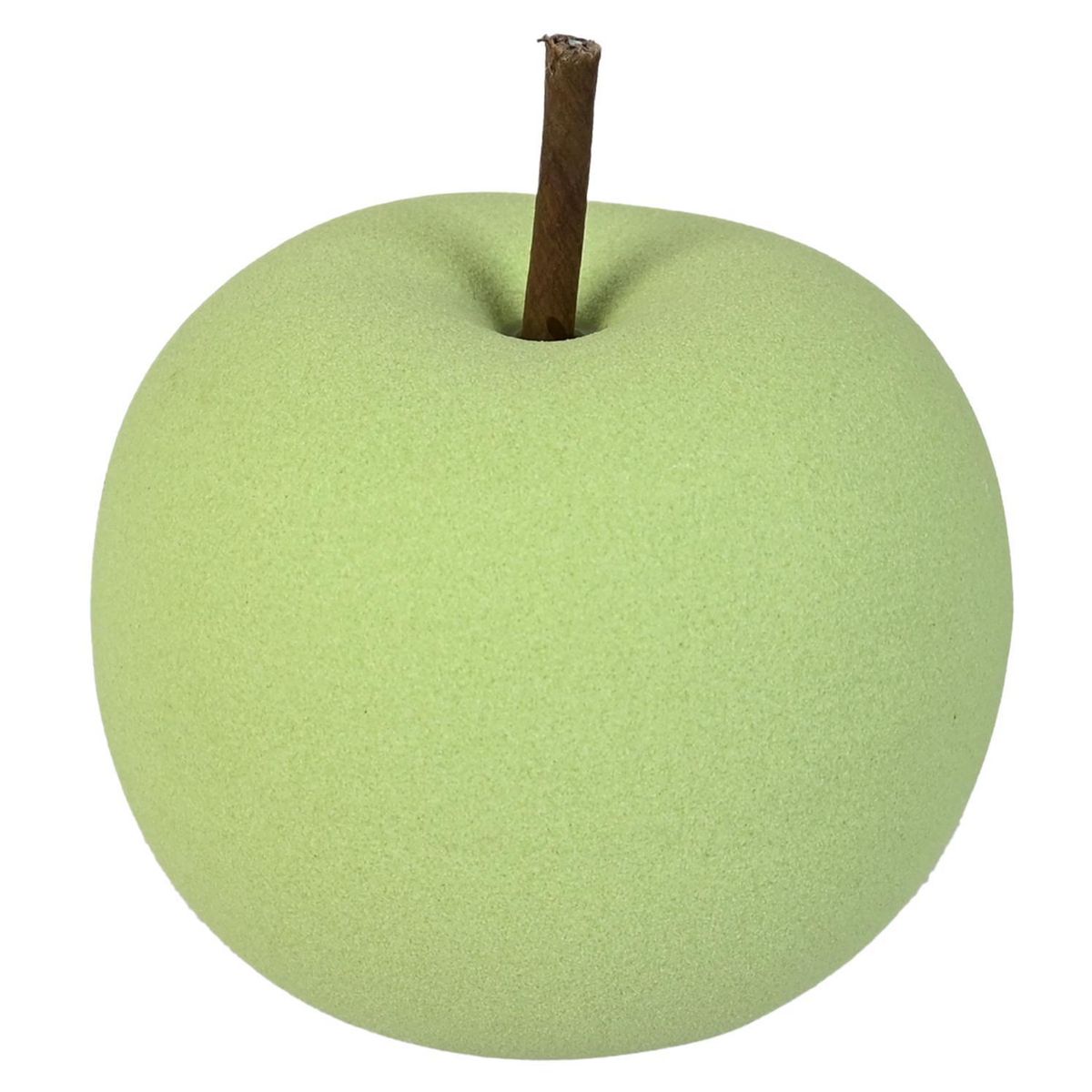 JUST HOME COLLECTION - Figura cerámica manzana Verde 7x8.5 cm
