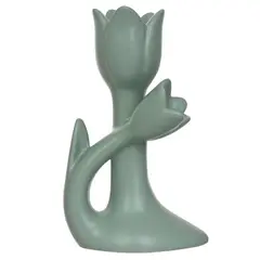 JUST HOME COLLECTION - Tulipan cerámica 14 cm verde
