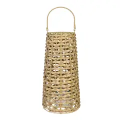 JUST HOME COLLECTION - Farol ratan Natural 47x23 cm