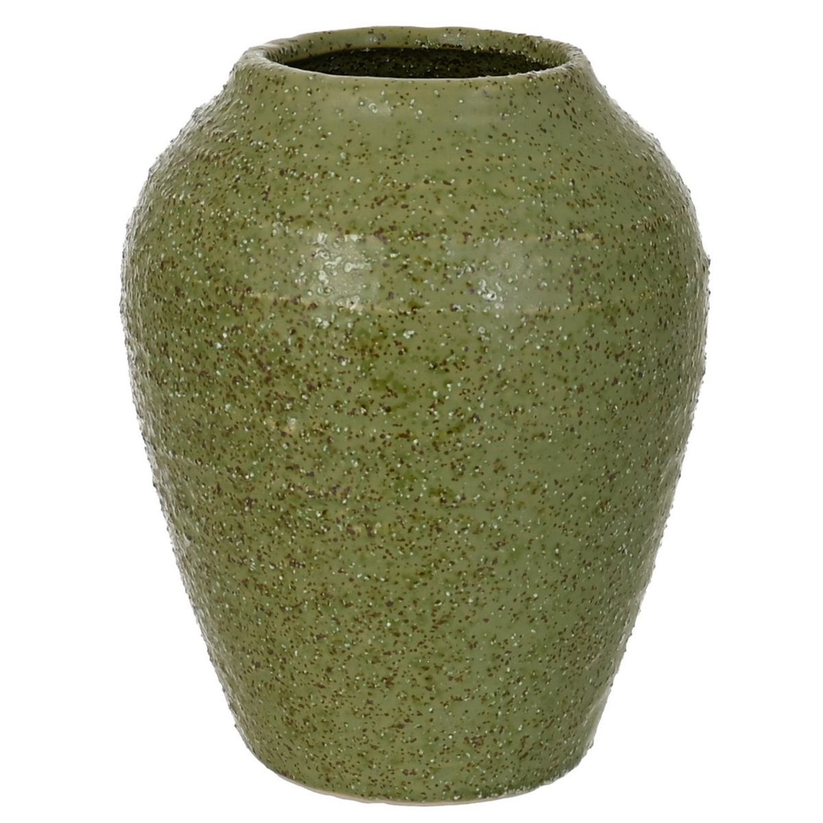 JUST HOME COLLECTION - Jarrón cerámica 13 cm green