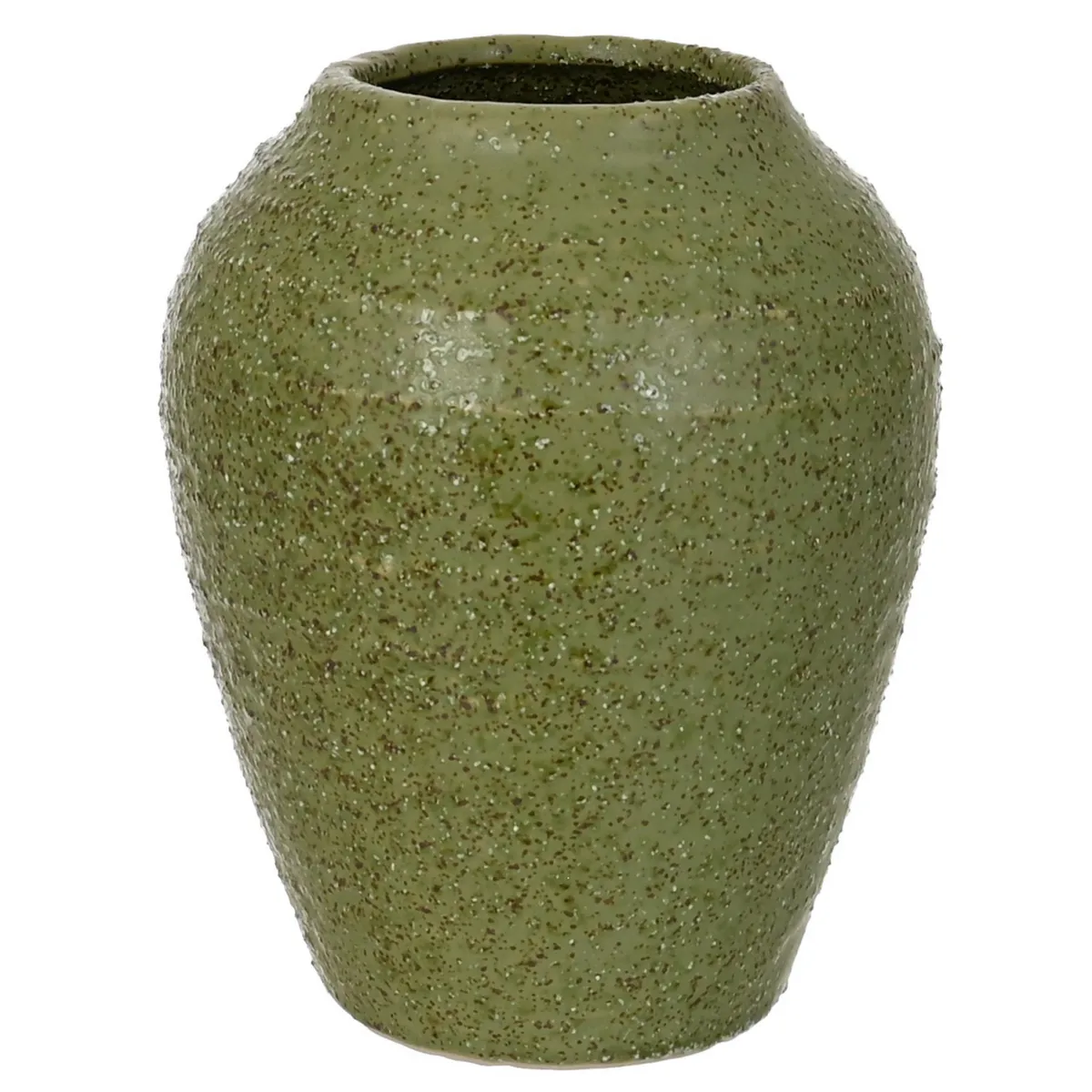 JUST HOME COLLECTION - Jarrón cerámica 13 cm green