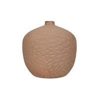 Florero cerámica green 20 cm cafe