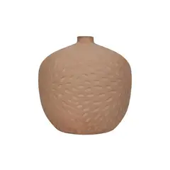 JUST HOME COLLECTION - Florero cerámica green 20 cm cafe