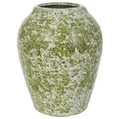 JUST HOME COLLECTION - Jarrón cerámica 13 cm green