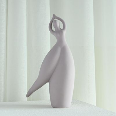 Imagen 2 del producto Figura cerámica Morado 29x8 cm