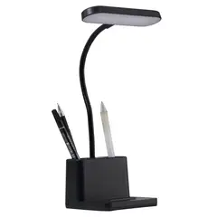 JUST HOME COLLECTION - Lámpara Escritorio Led Usb IRIS Negro 14x30 cm