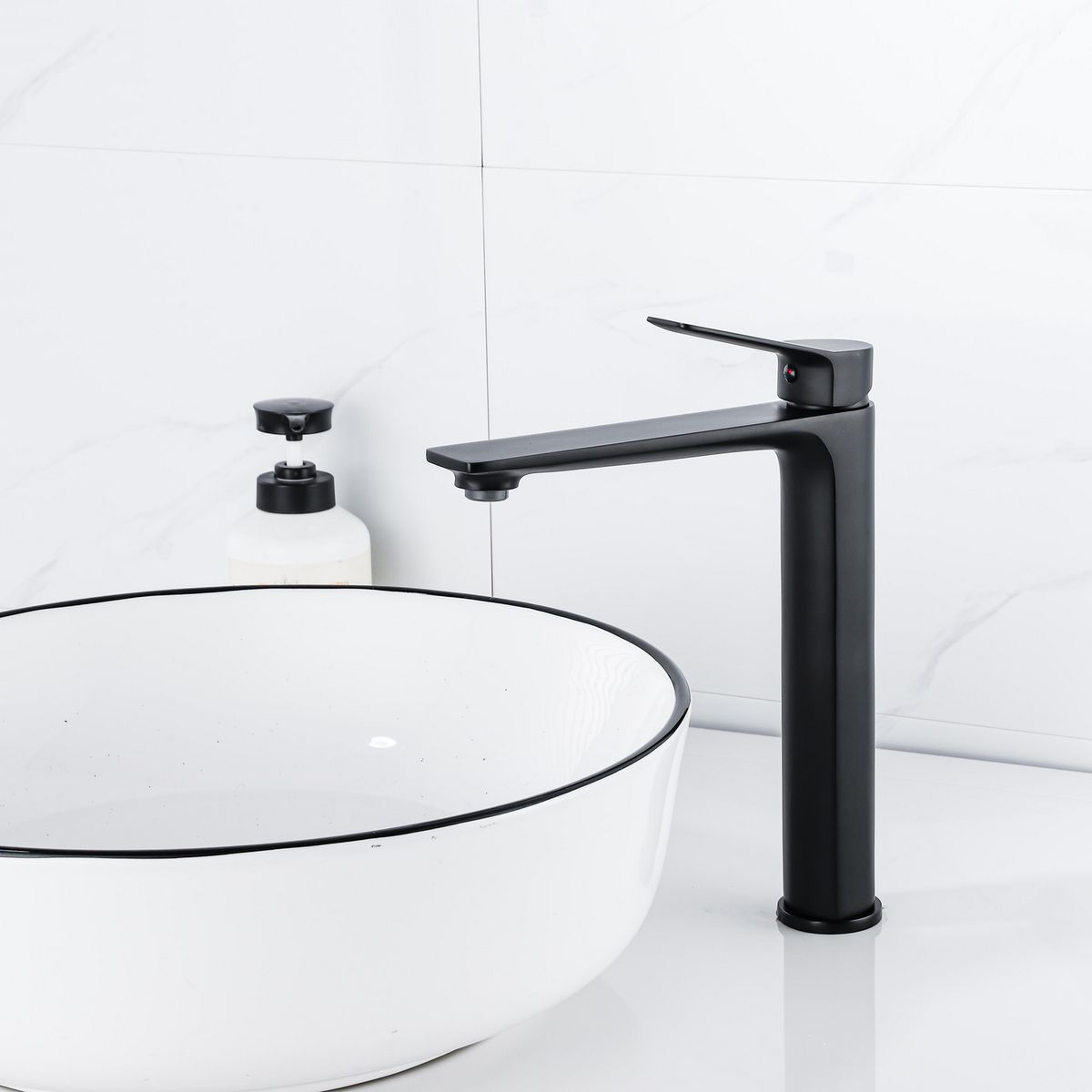 SENSI DACQUA - Monomando lavamano Tabor Negro