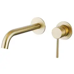 SENSI DACQUA - Monomando Lavamano Muro Savona Dorado