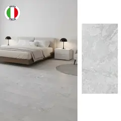 LA FENICE - Porcelanato 60x120 cm Grigio Roccia Gris Claro 1.44 m2