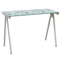 JUST HOME COLLECTION - Escritorio Perros Blanco 110x76x50 cm