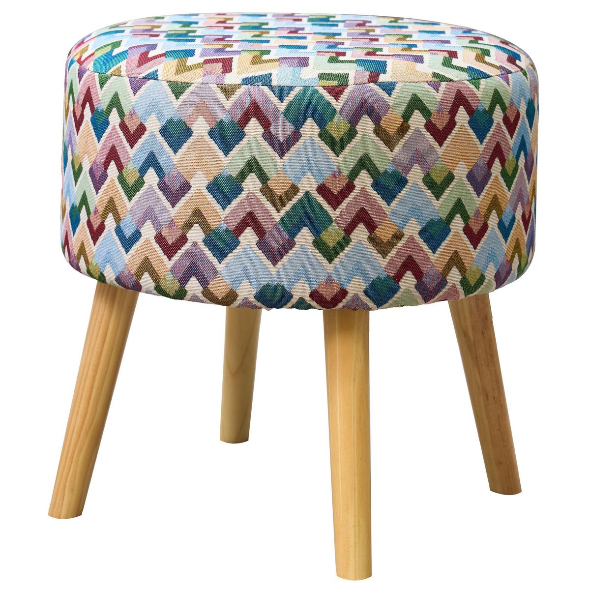 JUST HOME COLLECTION - Pouf Cartagena Multicolor 46X46X46 Cm