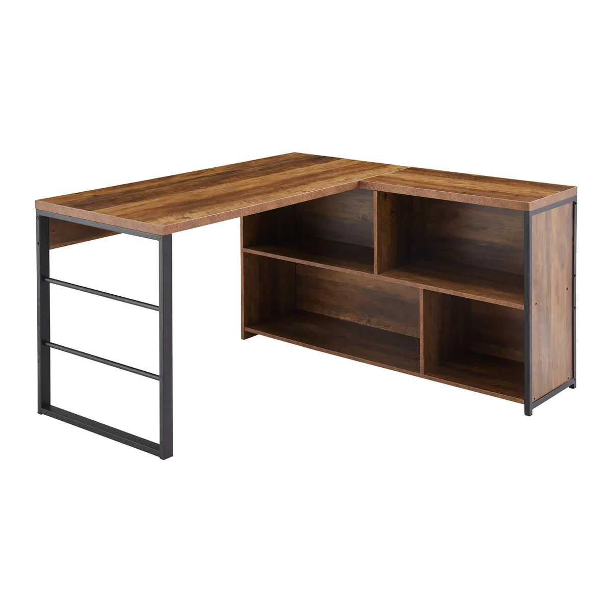 JUST HOME COLLECTION - Escritorio En L Swann Café 135X76X130 Cm