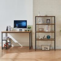 Escritorio + Estante Kanawa Café 120X75X60 Cm