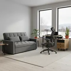 JUST HOME COLLECTION - Futón Cama Teki Gris 162x88x94 cm