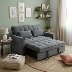 JUST HOME COLLECTION - Futón Cama Teki Gris 162x88x94 cm