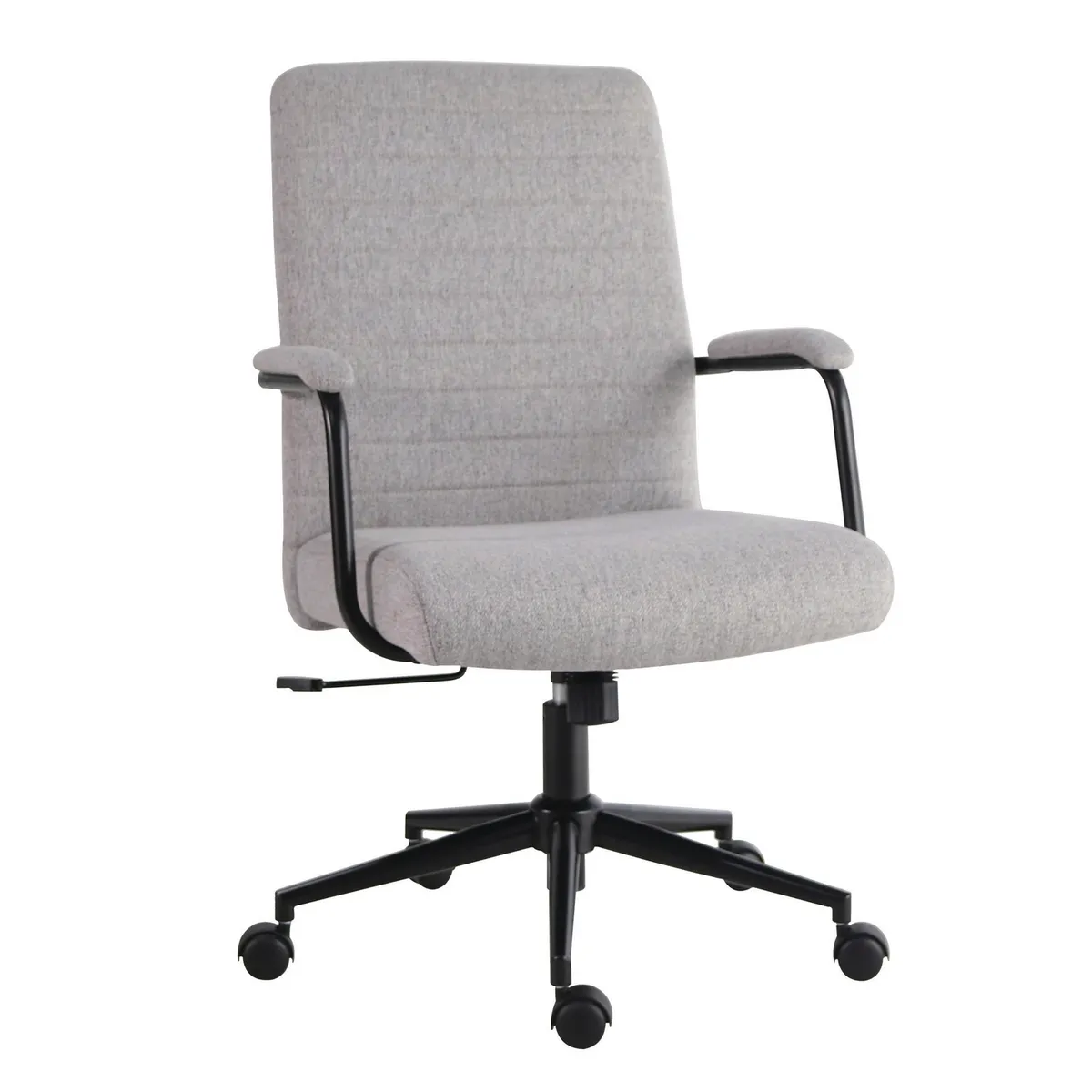 JUST HOME COLLECTION - Silla Escritorio Angela Gris 60x104,5x63 cm