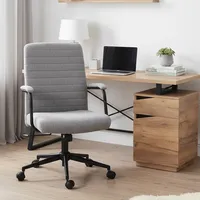 Silla Escritorio Angela Gris 60x104,5x63 cm