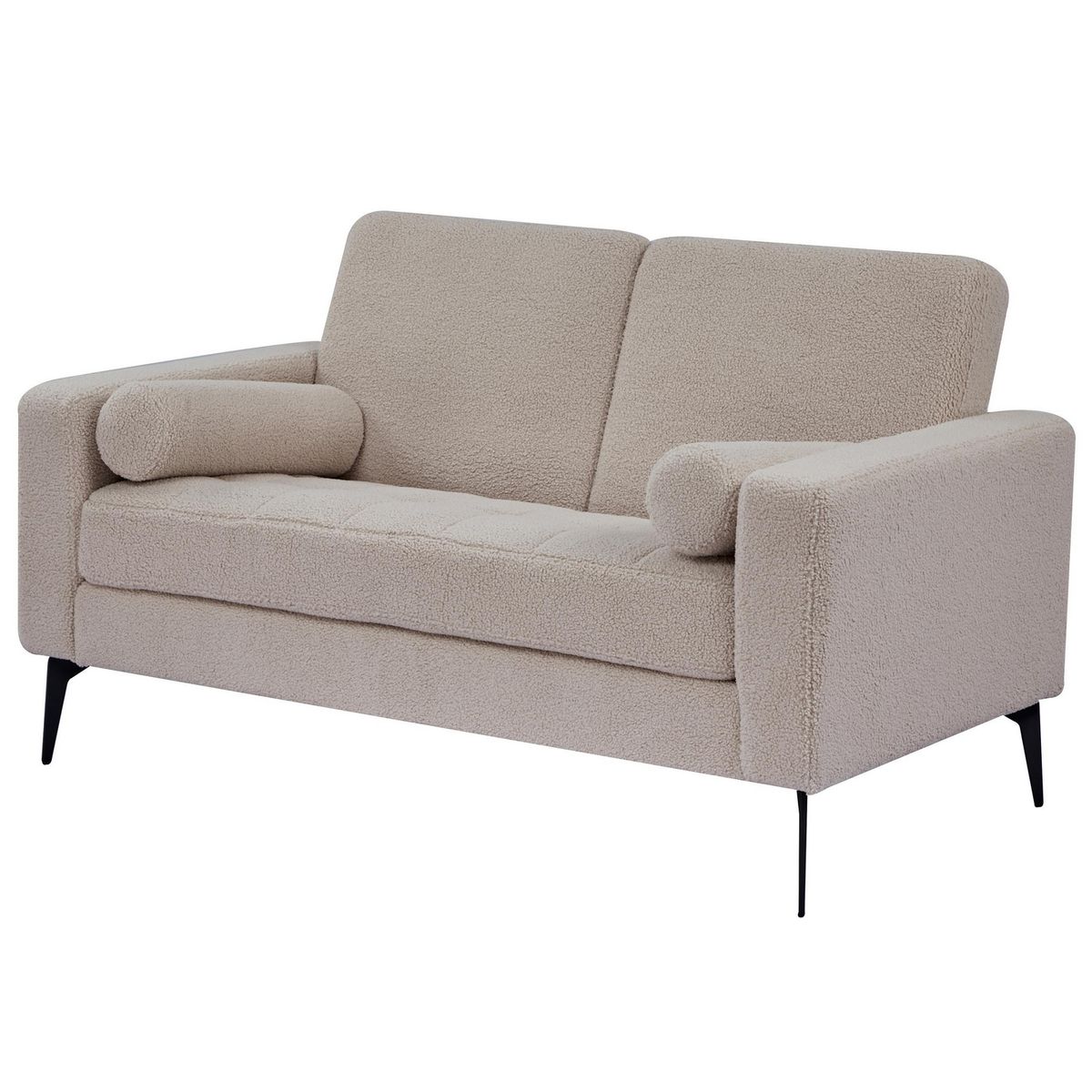 JUST HOME COLLECTION - Sofá 2 cuerpos Bren 142x82x76 cm Beige