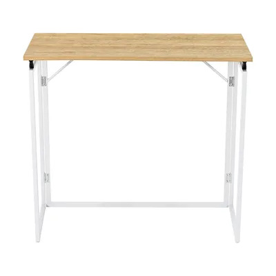 Imagen 2 del producto Escritorio Plegable Blanco/Roble 80x40x72 cm