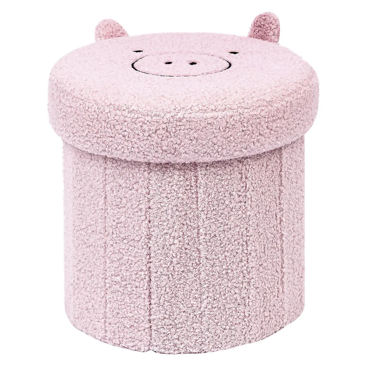 JUST HOME COLLECTION - Puff Chanchito 30x30x30 cm Rosado