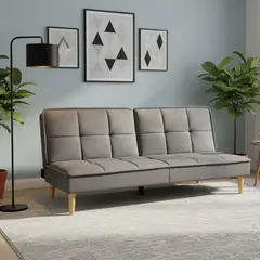 JUST HOME COLLECTION - Futón Lunel Gris 178x91x81 cm
