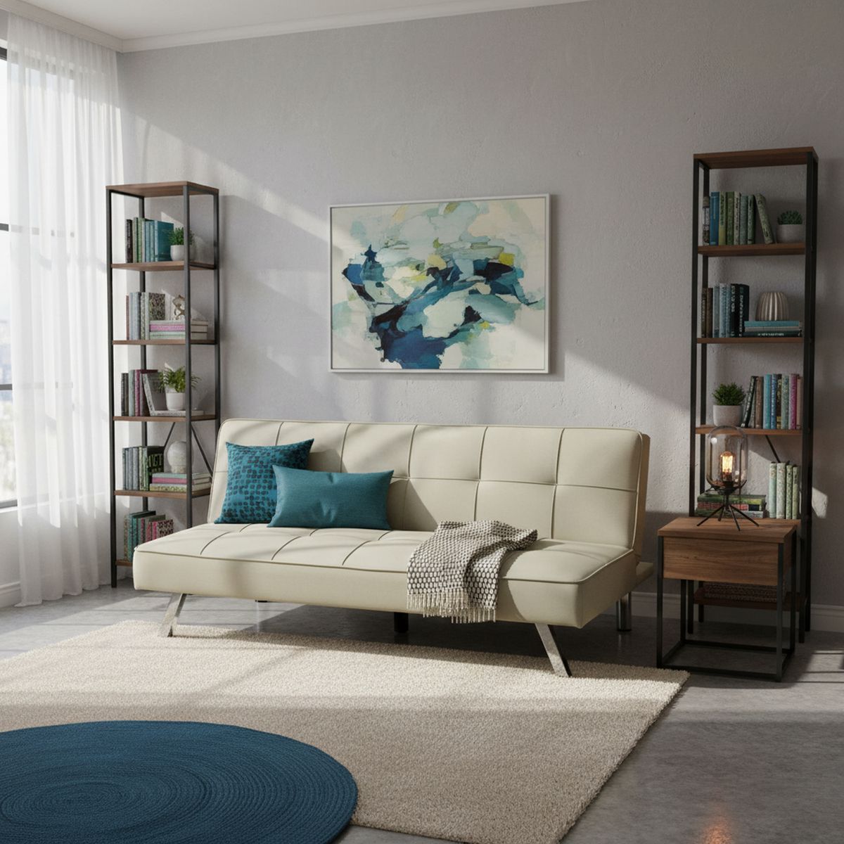 JUST HOME COLLECTION - Futón Osse Beige 175x83x74 cm