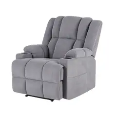JUST HOME COLLECTION - Sillón Reclinable 1 cuerpo Morton 83x101x95 cm Gris