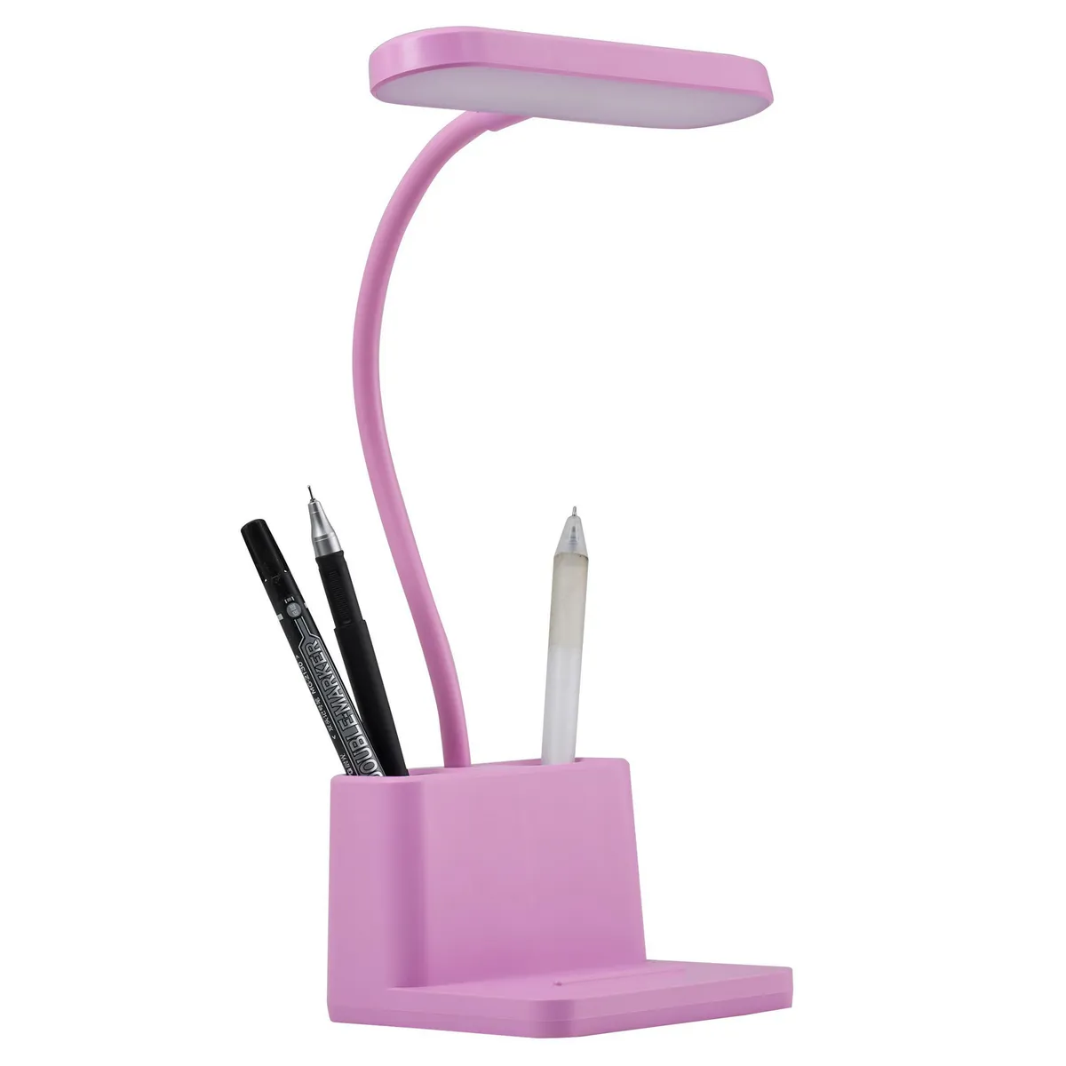 JUST HOME COLLECTION - Lampara Escritorio Led Usb Iris Rosa
