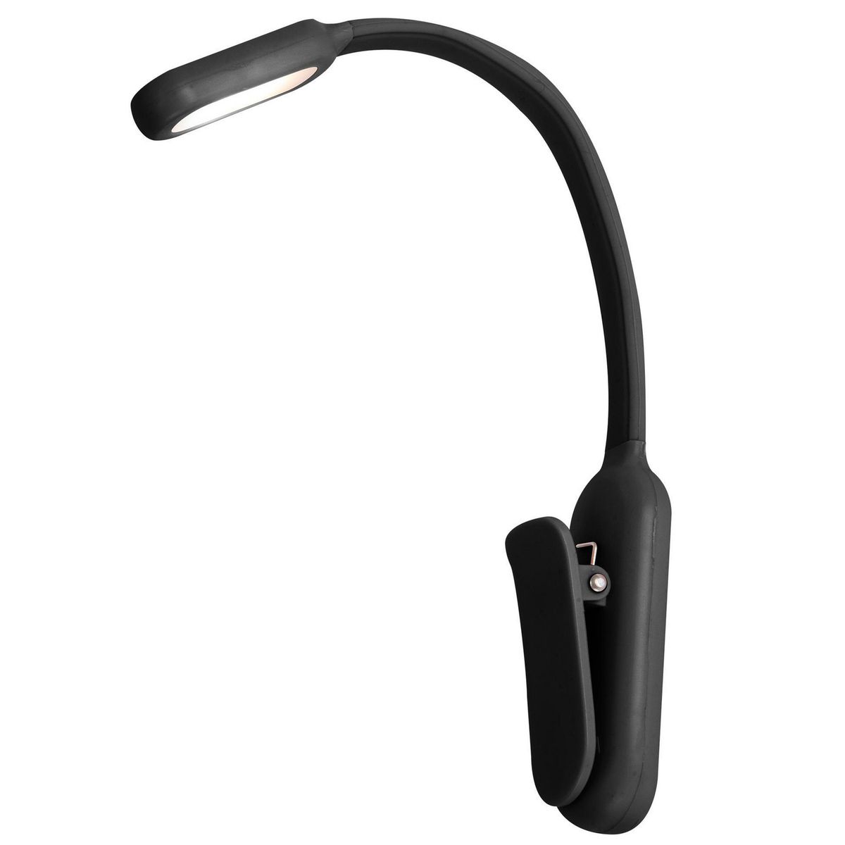 CASA BONITA - Lampara Led Clip Negro 2.5x2.5 cm