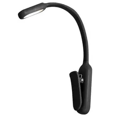 CASA BONITA - Lampara Led Clip Negro 2.5x2.5 cm