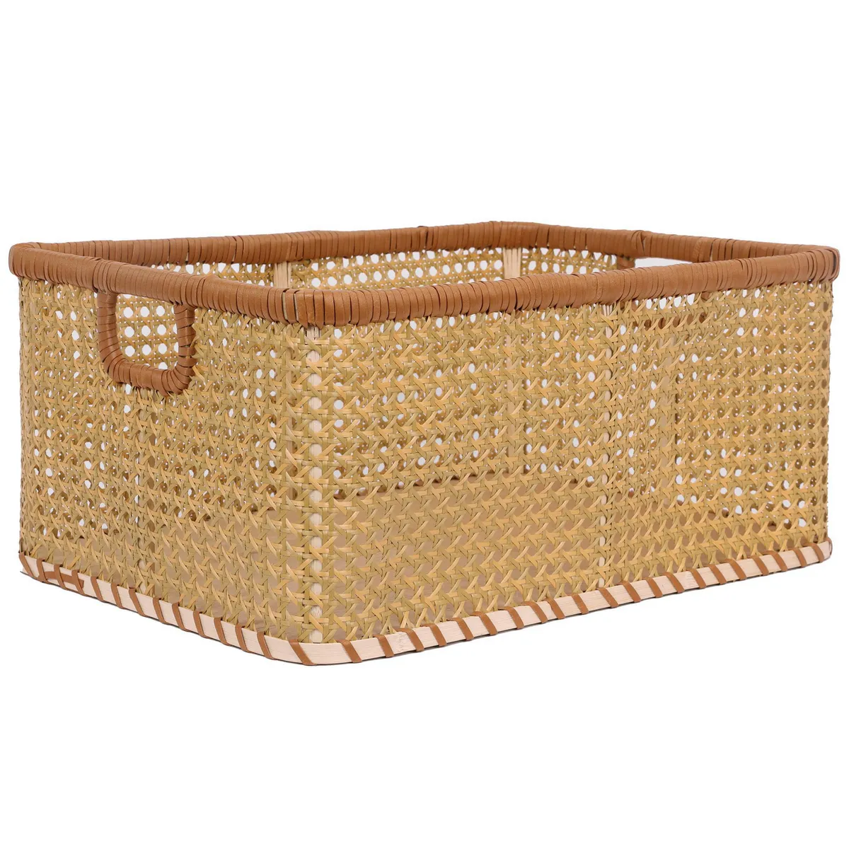 JUST HOME COLLECTION - Canasta Tejida 46x31x20 cm Natural