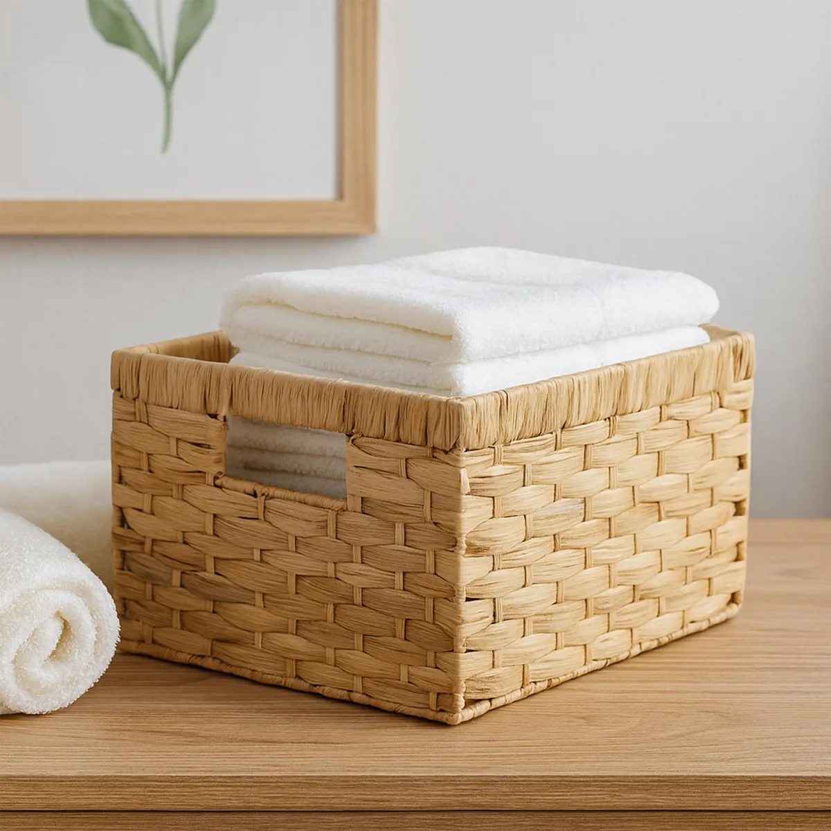 JUST HOME COLLECTION - Canasto 34x25x20 cm Natural