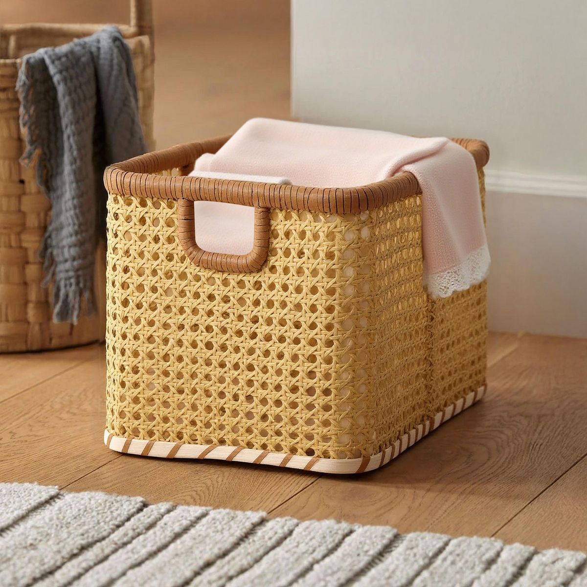 JUST HOME COLLECTION - Canasta 25x25x25 cm Natural