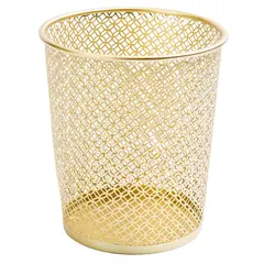 JUST HOME COLLECTION - Papelero 28x262,5 cm metálico dorado