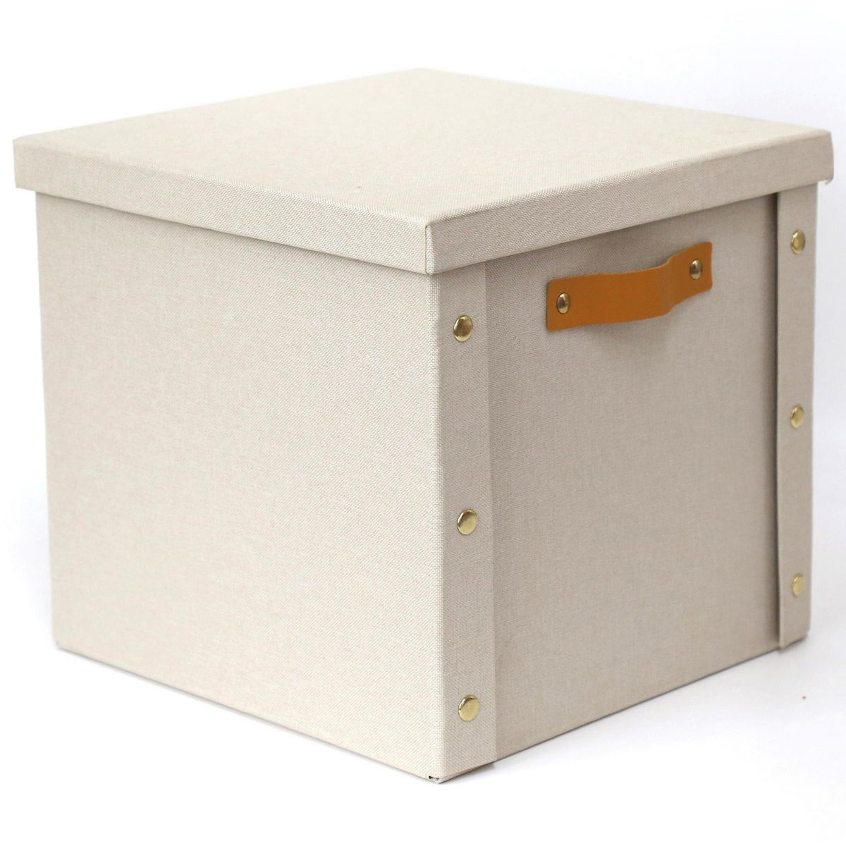 JUST HOME COLLECTION - Caja plegable con tapa 30x30x28 cm