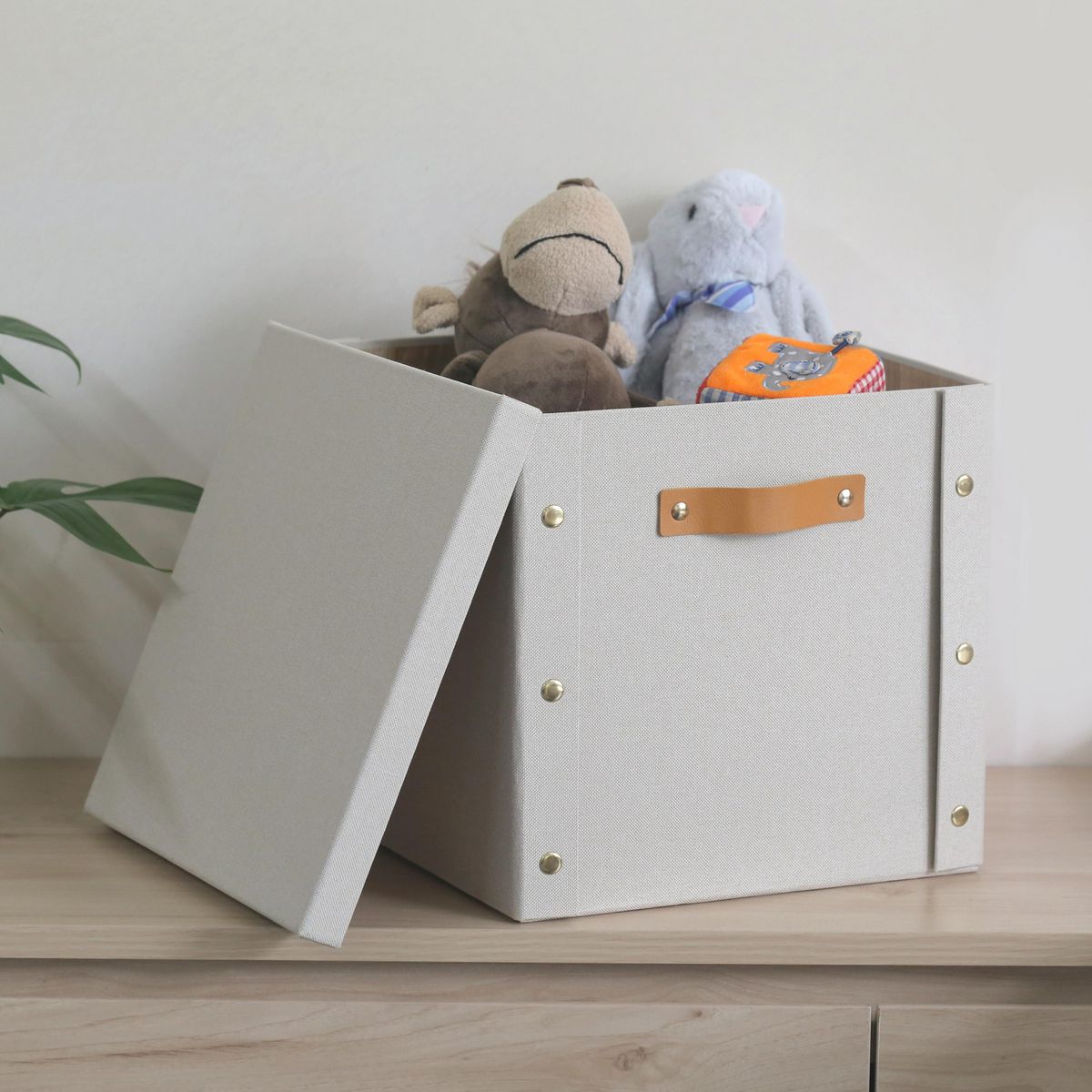 JUST HOME COLLECTION - Caja plegable con tapa 30x30x28 cm