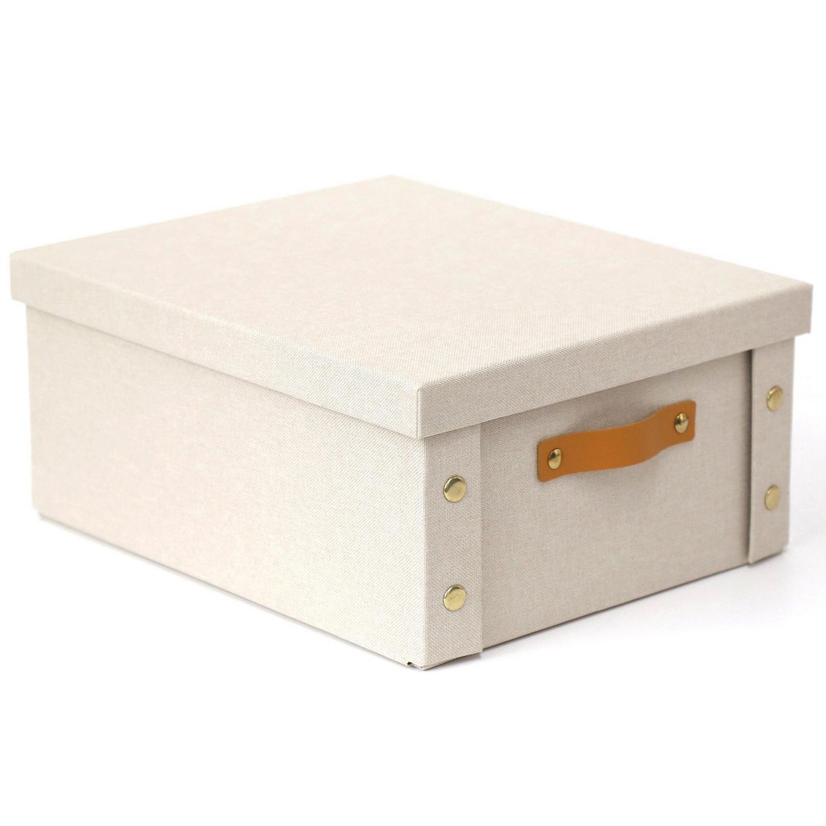 JUST HOME COLLECTION - Caja plegable con tapa 31,5x26,5x14,5 cm