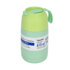 JUST HOME COLLECTION - Termo Comida 610 ml Azul/Verde/Rosa