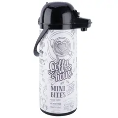 JUST HOME COLLECTION - Termo Sifón 1.85 l Negro/Blanco