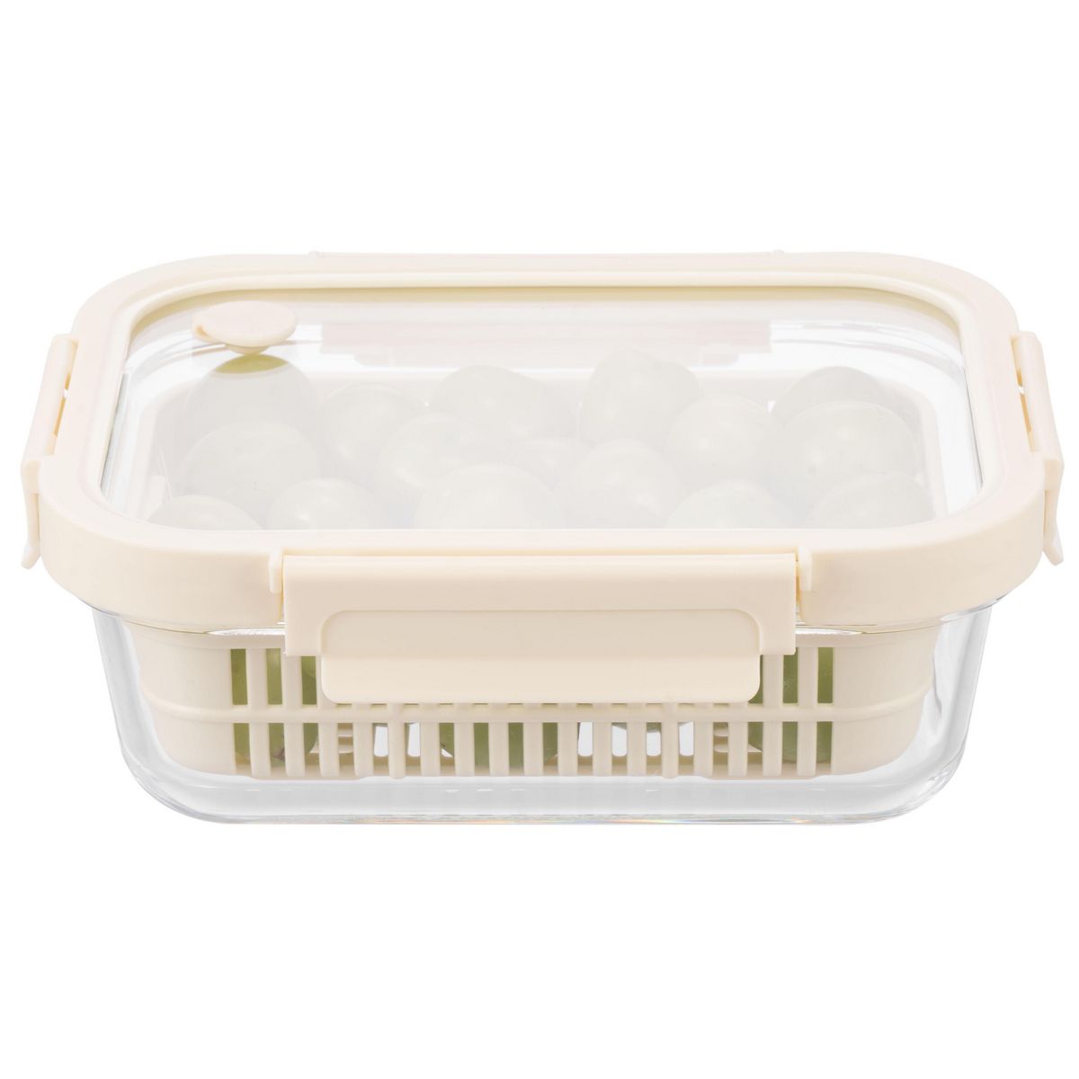 Contenedor con Canastilla Vidrio 1050 ml, marca JUST HOME COLLECTION - Foto Principal