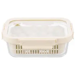 JUST HOME COLLECTION - Contenedor con Canastilla Vidrio 1050 ml