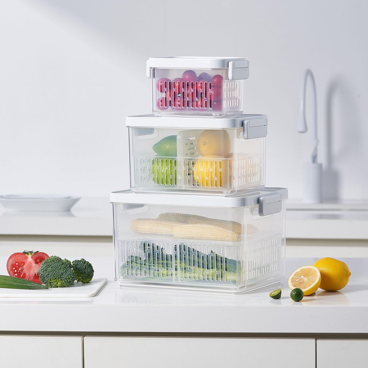 JUST HOME COLLECTION - Contenedor Plástico 900 ml